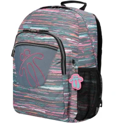 Totto - Mochila escolar adaptable a carro Acuareles multicolor Jaspeado