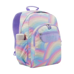 Totto - Mochila escolar arcoíris Acuarela