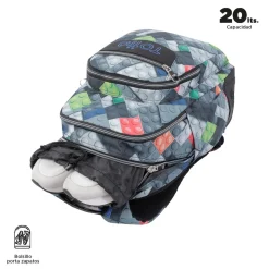Totto - Mochila escolar bloques Crayoles