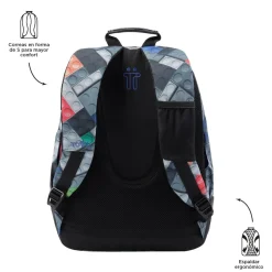 Totto - Mochila escolar bloques Crayoles
