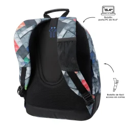 Totto - Mochila escolar bloques Crayoles