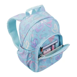 Totto - Mochila escolar corazones pintados Gommas