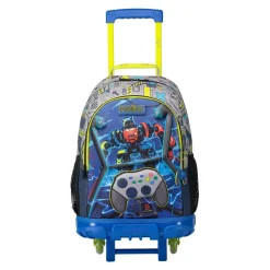 Totto - Mochila escolar con ruedas grande Monark