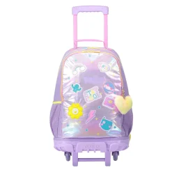 Totto - Mochila escolar con ruedas grande Emojy