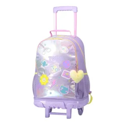 Totto - Mochila escolar con ruedas grande Emojy