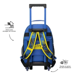 Totto - Mochila escolar con ruedas mediana Velocity