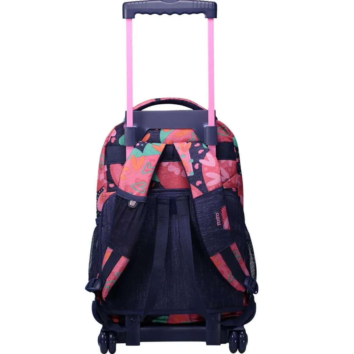 Totto - Mochila escolar con ruedas Renglones - Mega