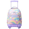 Totto - Mochila escolar con ruedas arcoíris Renglones