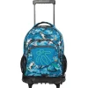 Totto - Mochila escolar con ruedas Renglones - Océano