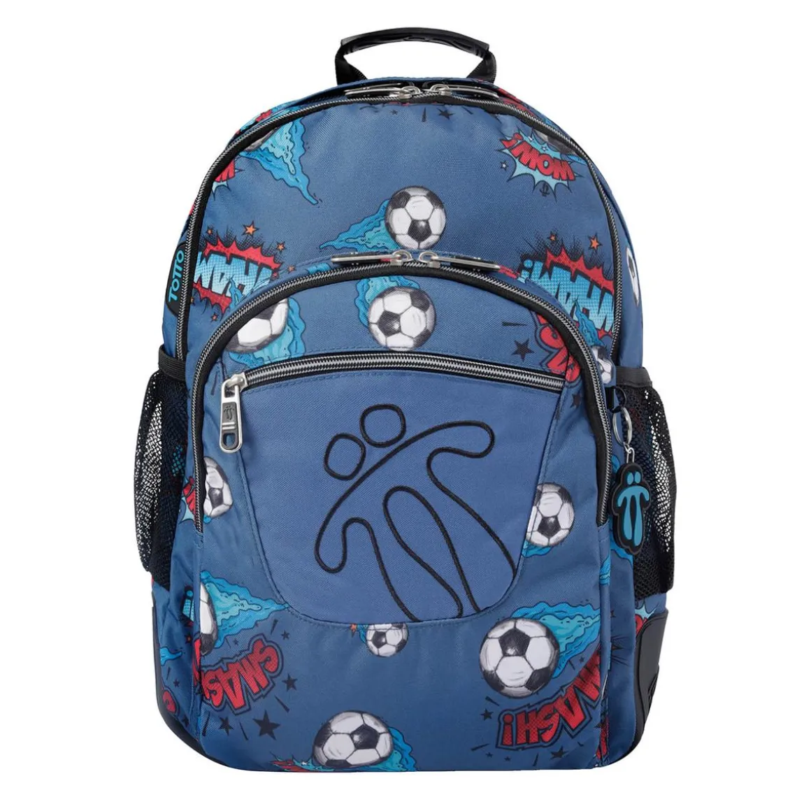 Totto - Mochila escolar Crayoles estampado Ball