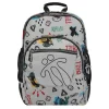 Totto - Mochila escolar Crayoles - Gris