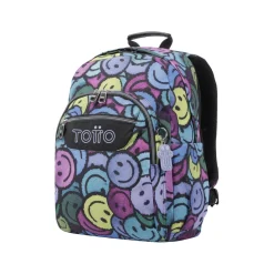 Totto - Mochila escolar emojis Acuarela