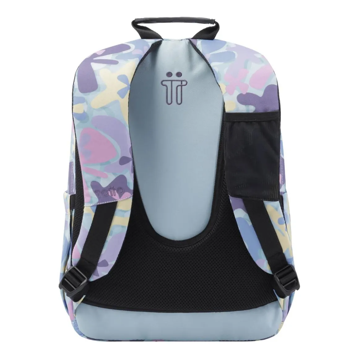Totto - Mochila escolar flores hawaianas Acuarela