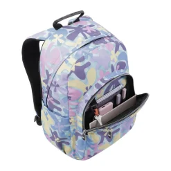 Totto - Mochila escolar flores hawaianas Acuarela