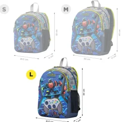 Totto - Mochila escolar grande Monark