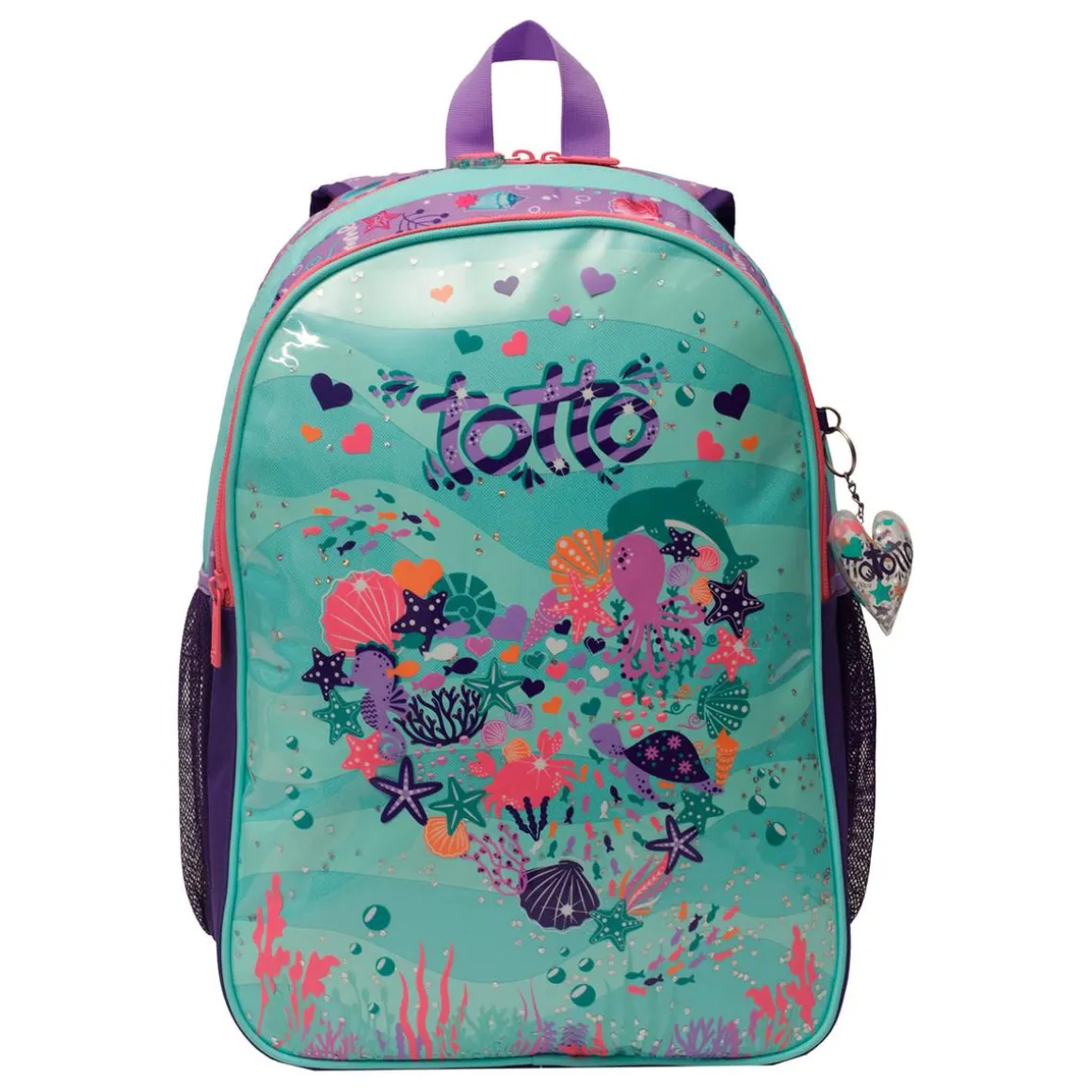 Totto - Mochila escolar grande Confetti Happy