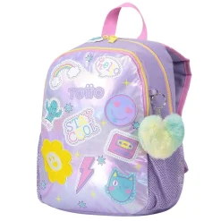 Totto - Mochila escolar pequeña Emojy