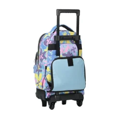 Totto - Mochila escolar pequeña ruedas flores hawaianas Resma