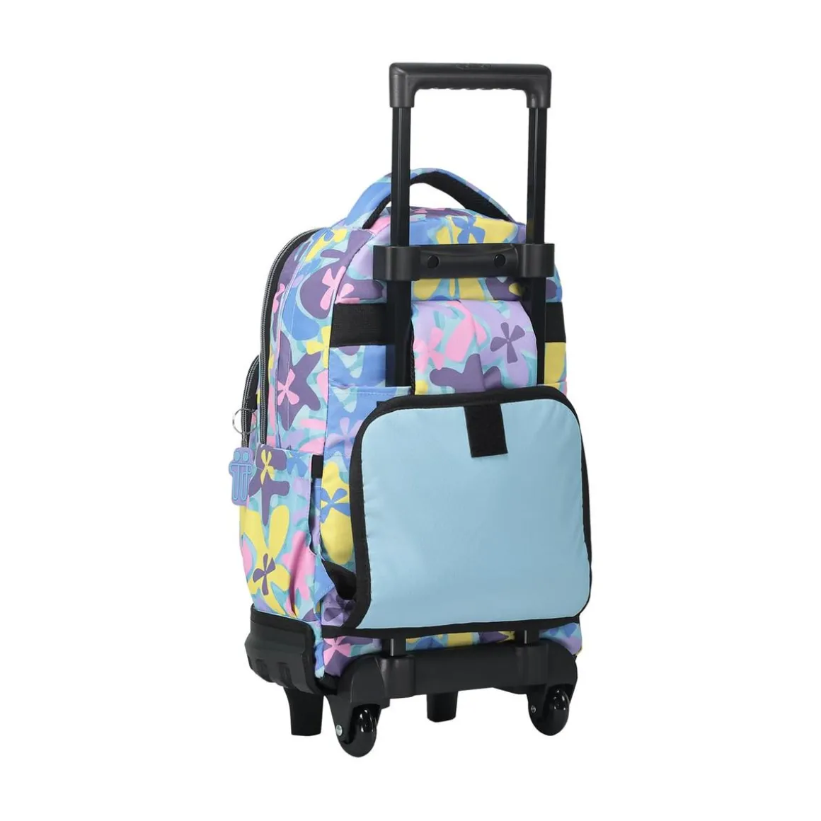 Totto - Mochila escolar pequeña ruedas flores hawaianas Resma