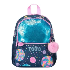 Totto - Mochila escolar pequeña Sweet Candy