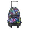 Totto - Mochila escolar pequeña ruedas emojis Resma