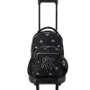 Totto - Mochila escolar pequeña con ruedas Resma - Naves espaciales