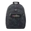 Totto - Mochila escolar salpicado color Crayoles