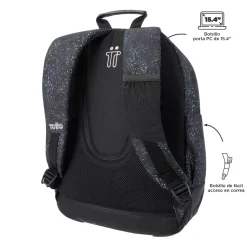 Totto - Mochila escolar salpicado color Crayoles