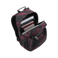 Totto - Mochila escolar tiza roja Acuarela