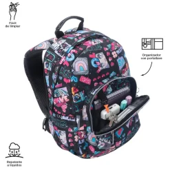 Totto - Mochila Pequeña Tempera Misato