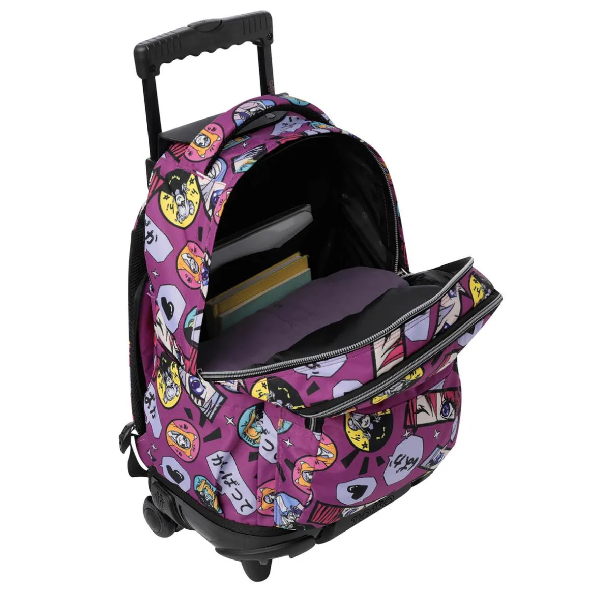 Totto - Mochila Renglones con ruedas Kitsune