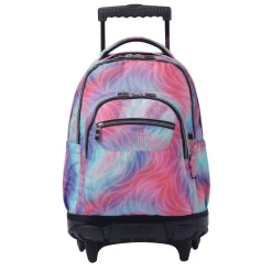 Totto - Mochila Renglones con ruedas Glitter Fritz