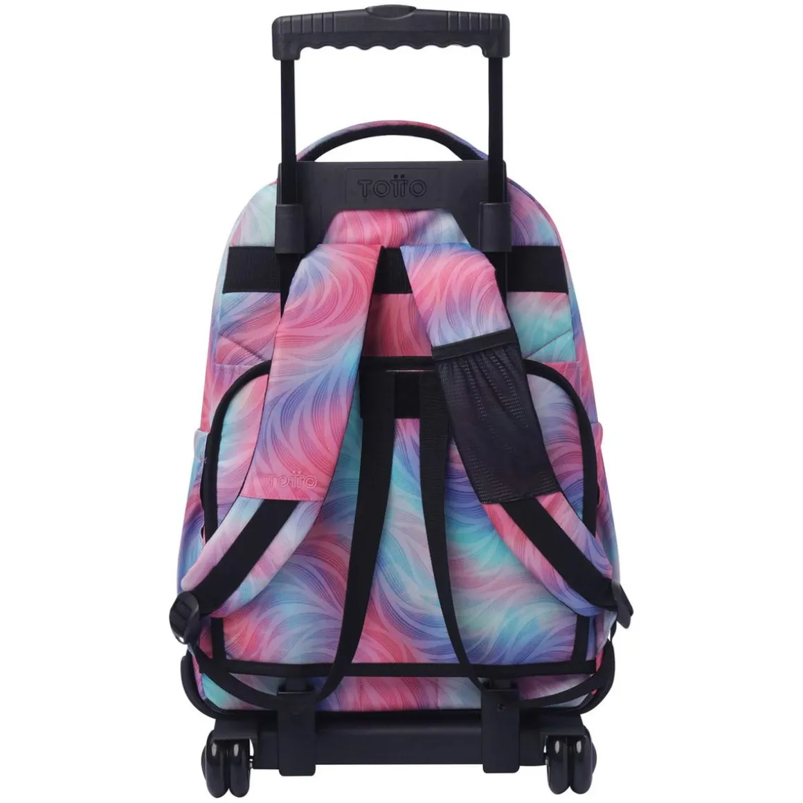 Totto - Mochila Renglones con ruedas Glitter Fritz