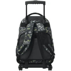 Totto - Mochila Renglones con ruedas Texgrunge