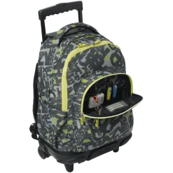 Totto - Mochila Renglones con ruedas Texgrunge
