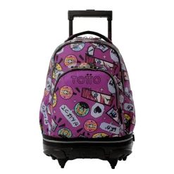 Totto - Mochila Tiza con ruedas Kitsune