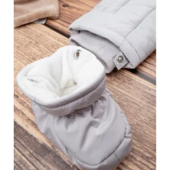 Traje de nieve de nailon para niño gris