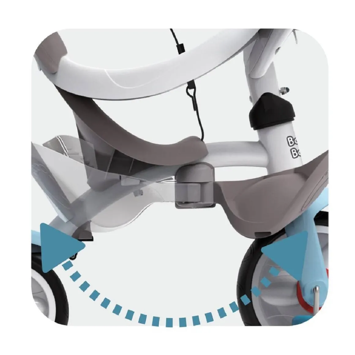 Triciclo Baby Balade Plus Azul