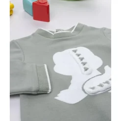 Tutina bebé verde dinosaurio