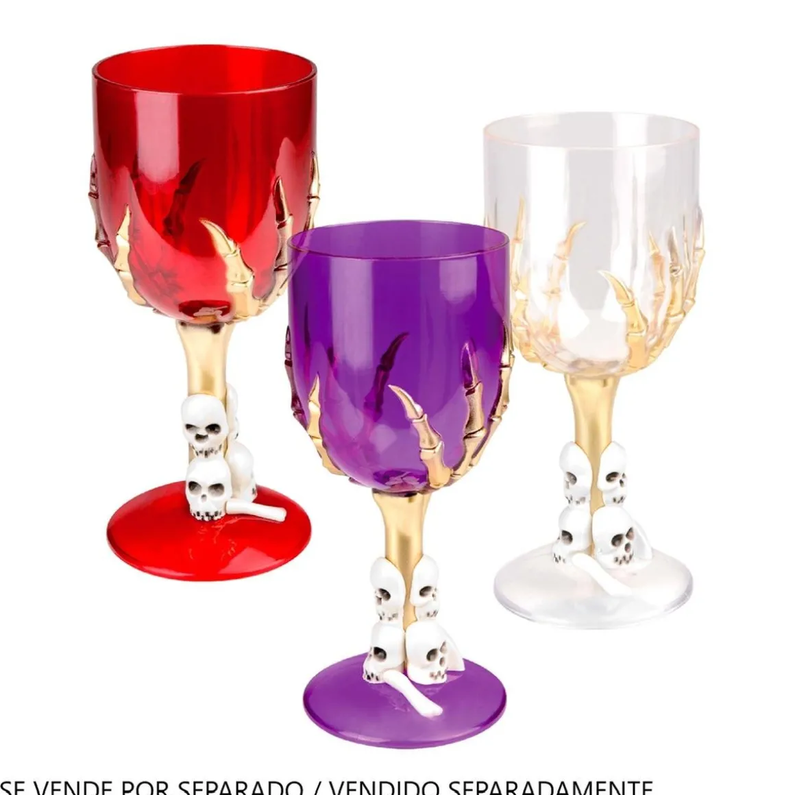 Vasos con decoración de Halloween (Varios colores)