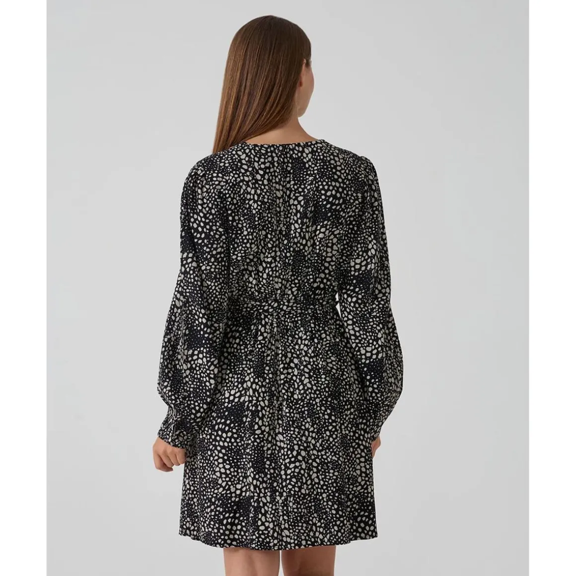 Vestido premamá para lactancia con estampado animal