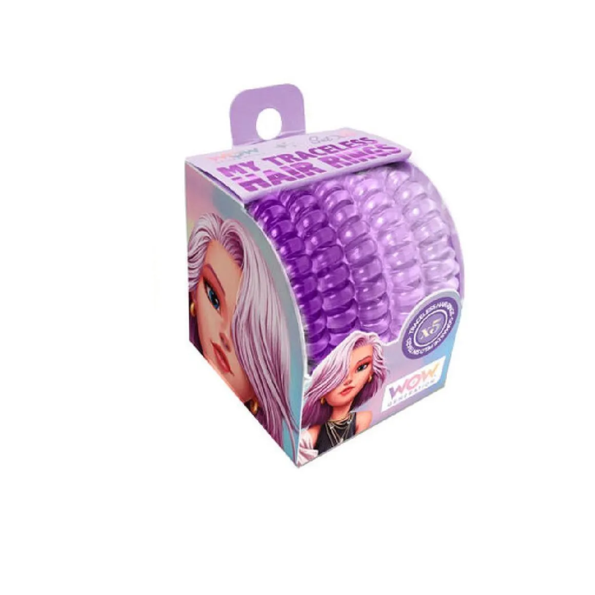 Wow Generation - Set 5 coleteros espiral (Varios colores)