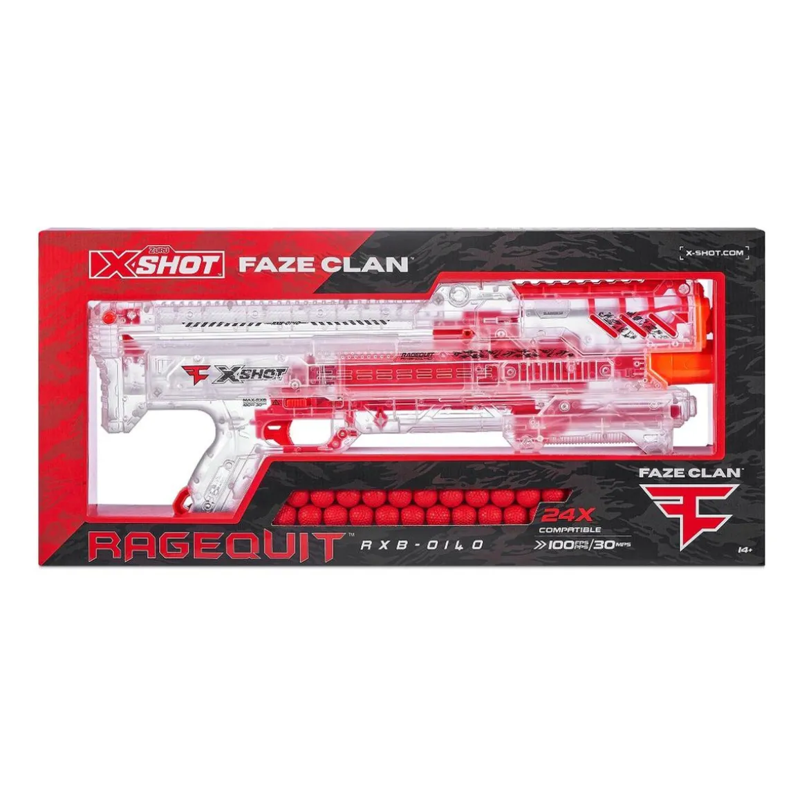X-Shot - Lanzador con 24 pelotas