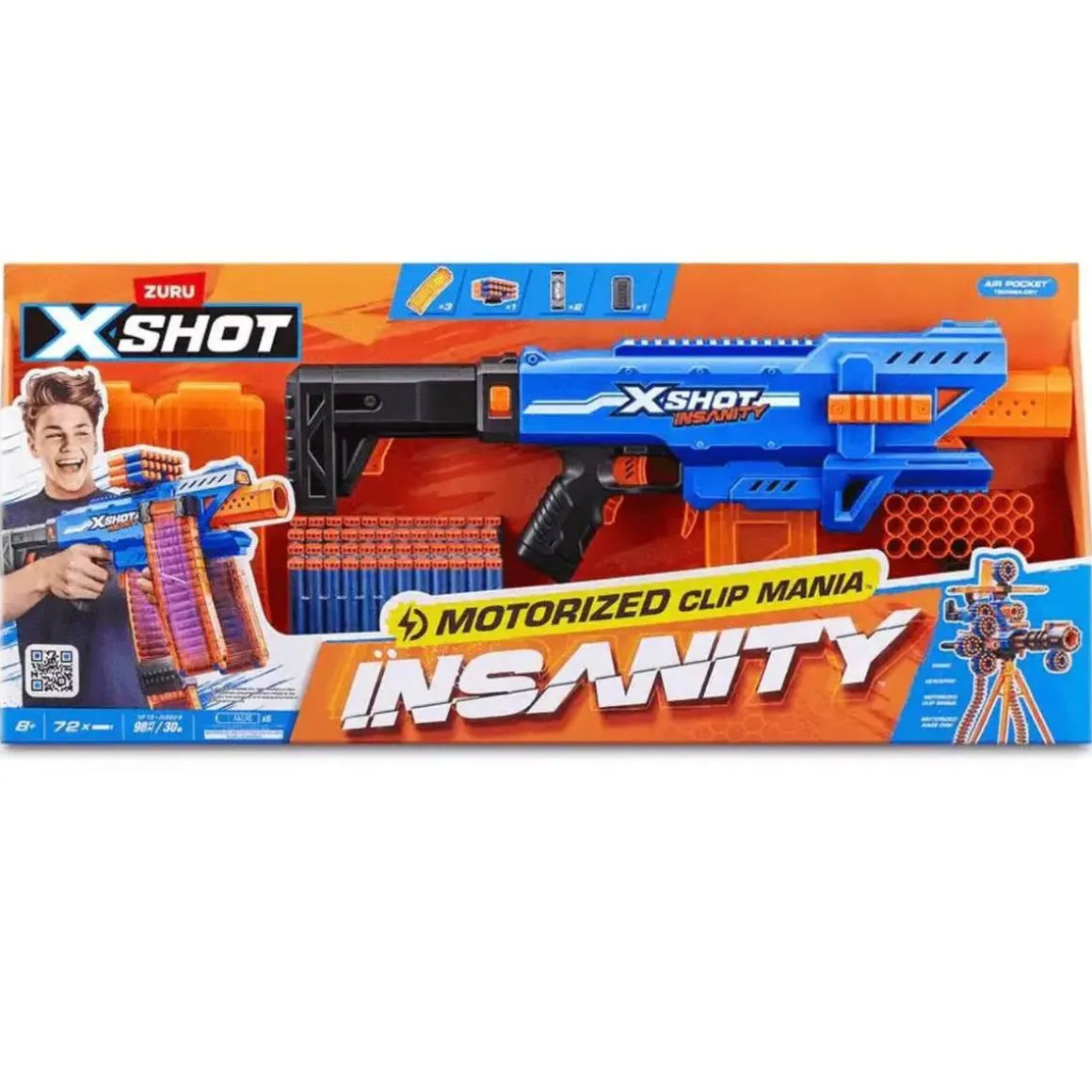 X-Shot - Lanzador Insanity motorizado