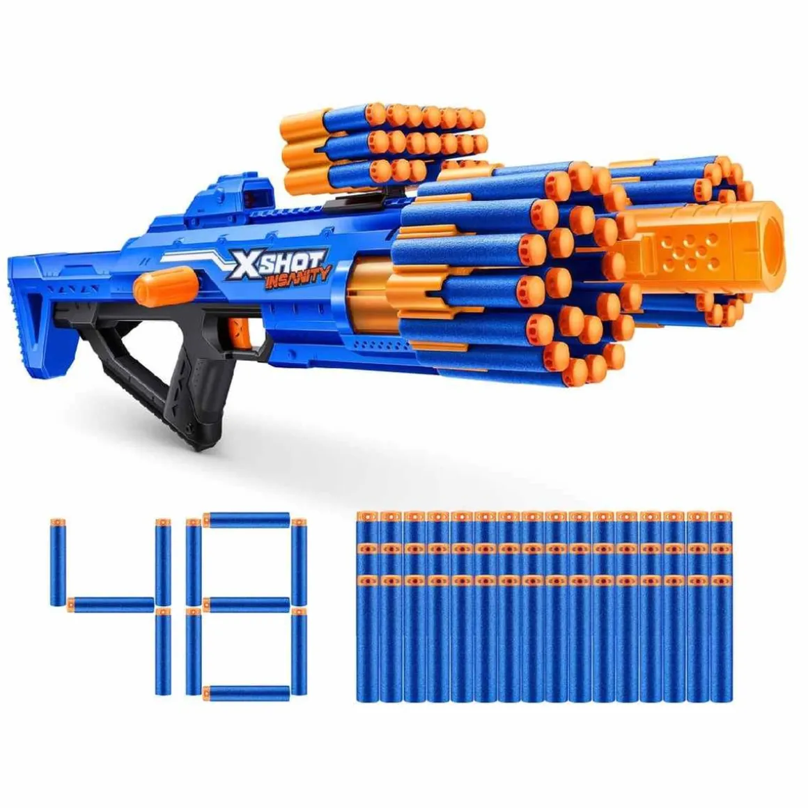 X-Shot - Lanzador Insanity Berzerko (48 dardos)