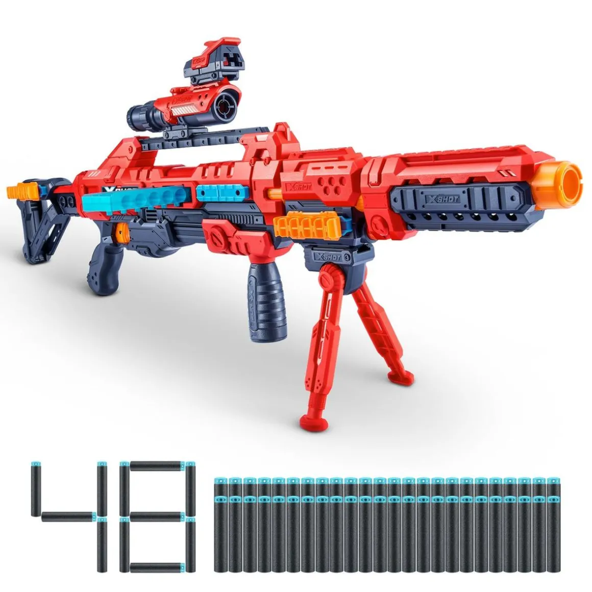 X-Shot - Lanzador Regenerator + 48 dardos