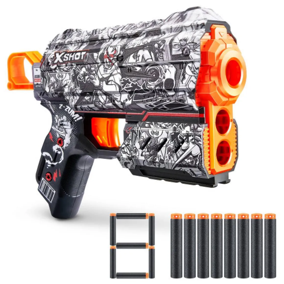X-Shot - Pistola de dardos Skins Flux (Varios modelos)