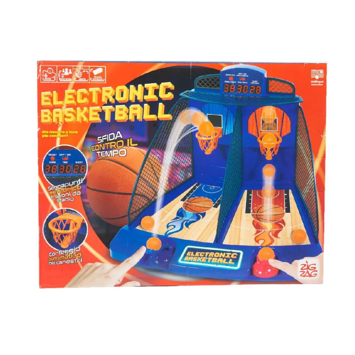 Zig Zag - Canasta electrónica de baloncesto
